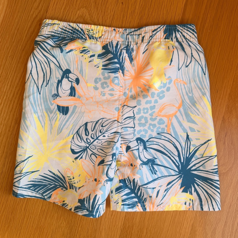 Tropical Print Swim Shorts | Ruffle Butts - Picture 5 of 5